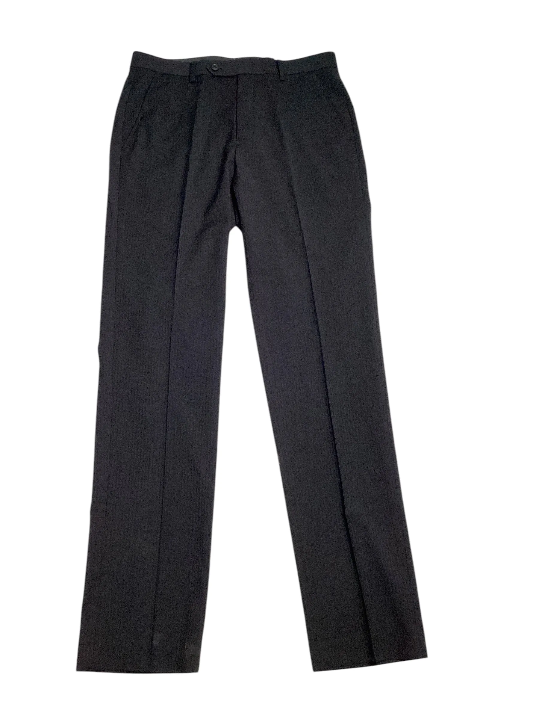 Alfani Mens Slim fit Dress Pants Pants 32 / 34 Black Striped