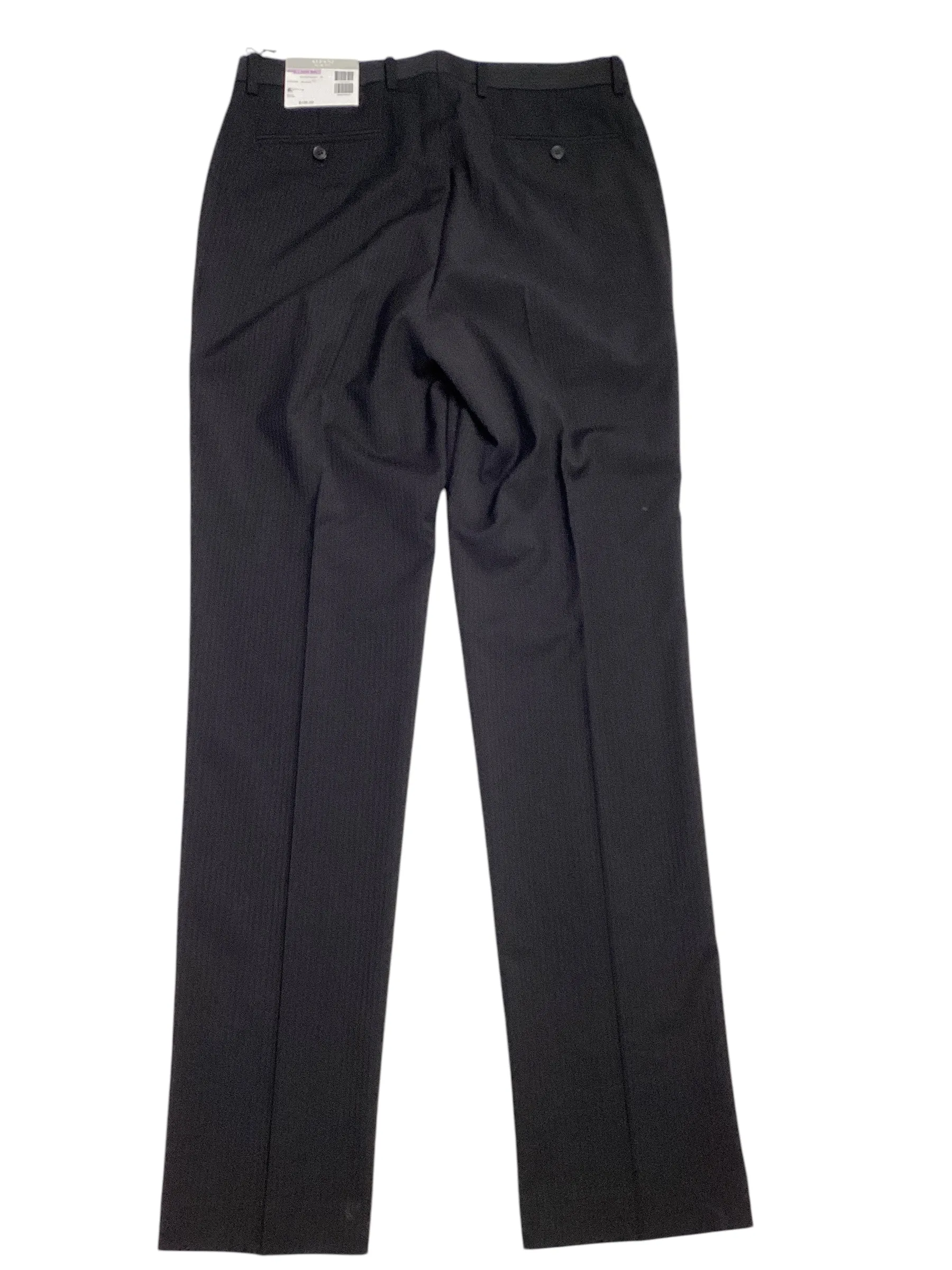 Alfani Mens Slim fit Dress Pants Pants 32 / 34 Black Striped