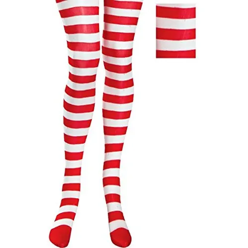 amscan womens Opaque women's size 6-8 Red-white