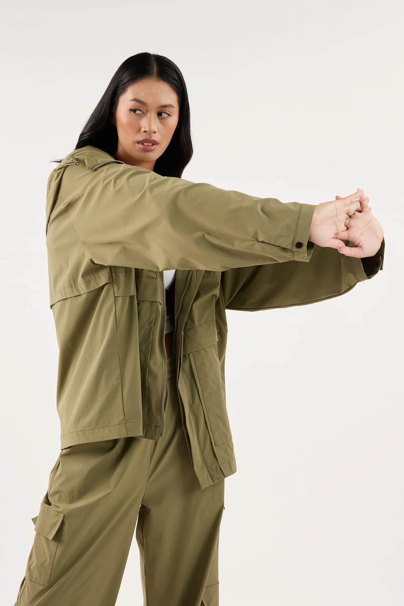 Army Green Parka Jacket
