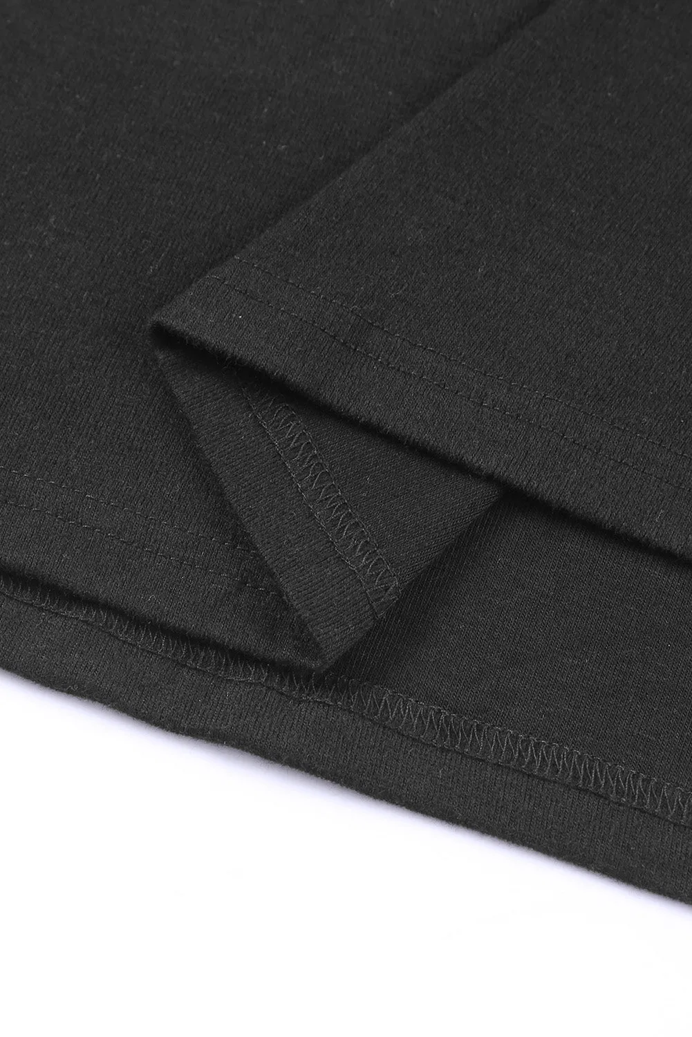 Buttoned High And Low Hem Hoodie