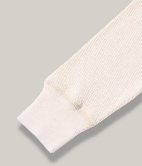 BUZZ RICKSON HENLEY NECK THERMAL - NATURAL