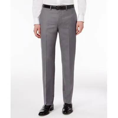 Calvin Klein Mens Slim fit Dress Pants Pants 32 / 32 Grey Stretch