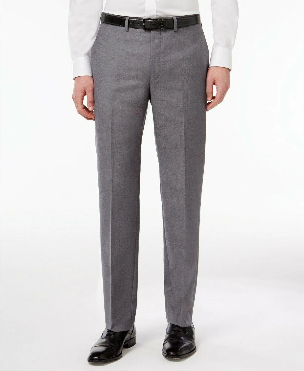 Calvin Klein Mens Slim fit Dress Pants Pants 32 / 32 Grey Stretch