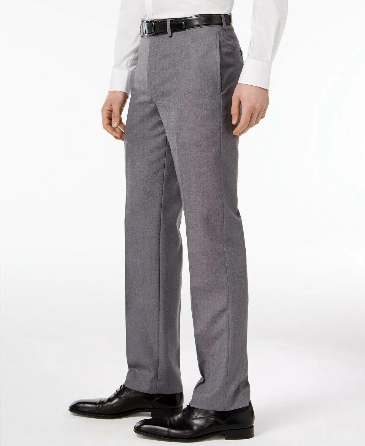 Calvin Klein Mens Slim fit Dress Pants Pants 32 / 32 Grey Stretch