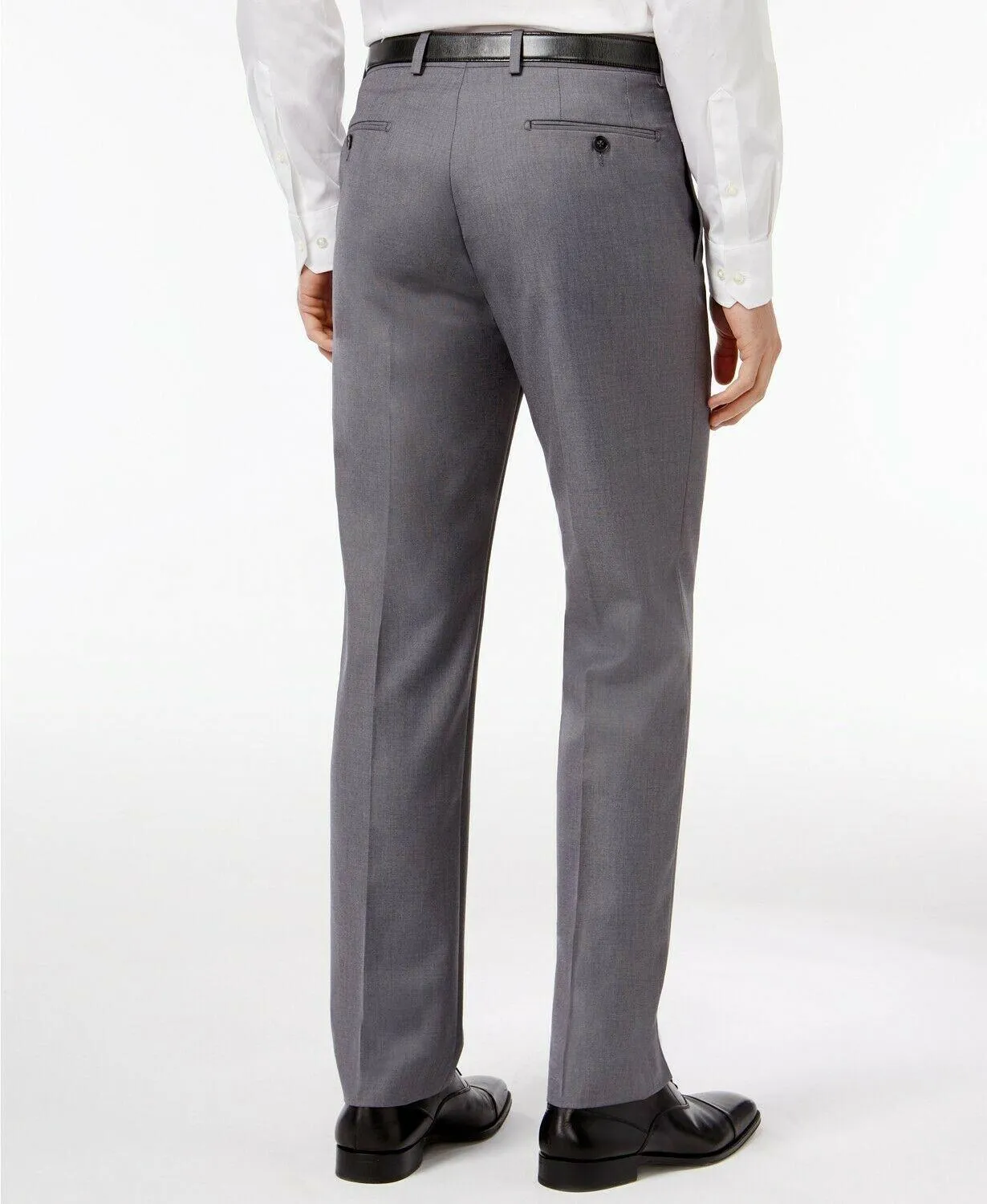 Calvin Klein Mens Slim fit Dress Pants Pants 32 / 32 Grey Stretch