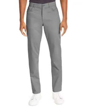 Calvin Klein Mens Slim fit Dress Pants Pants 36 / 30 Grey Solid Stretch