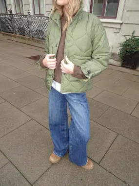 Canisa quilted jacket - Green