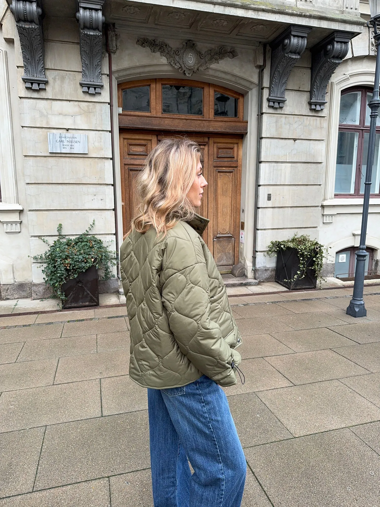 Canisa quilted jacket - Green