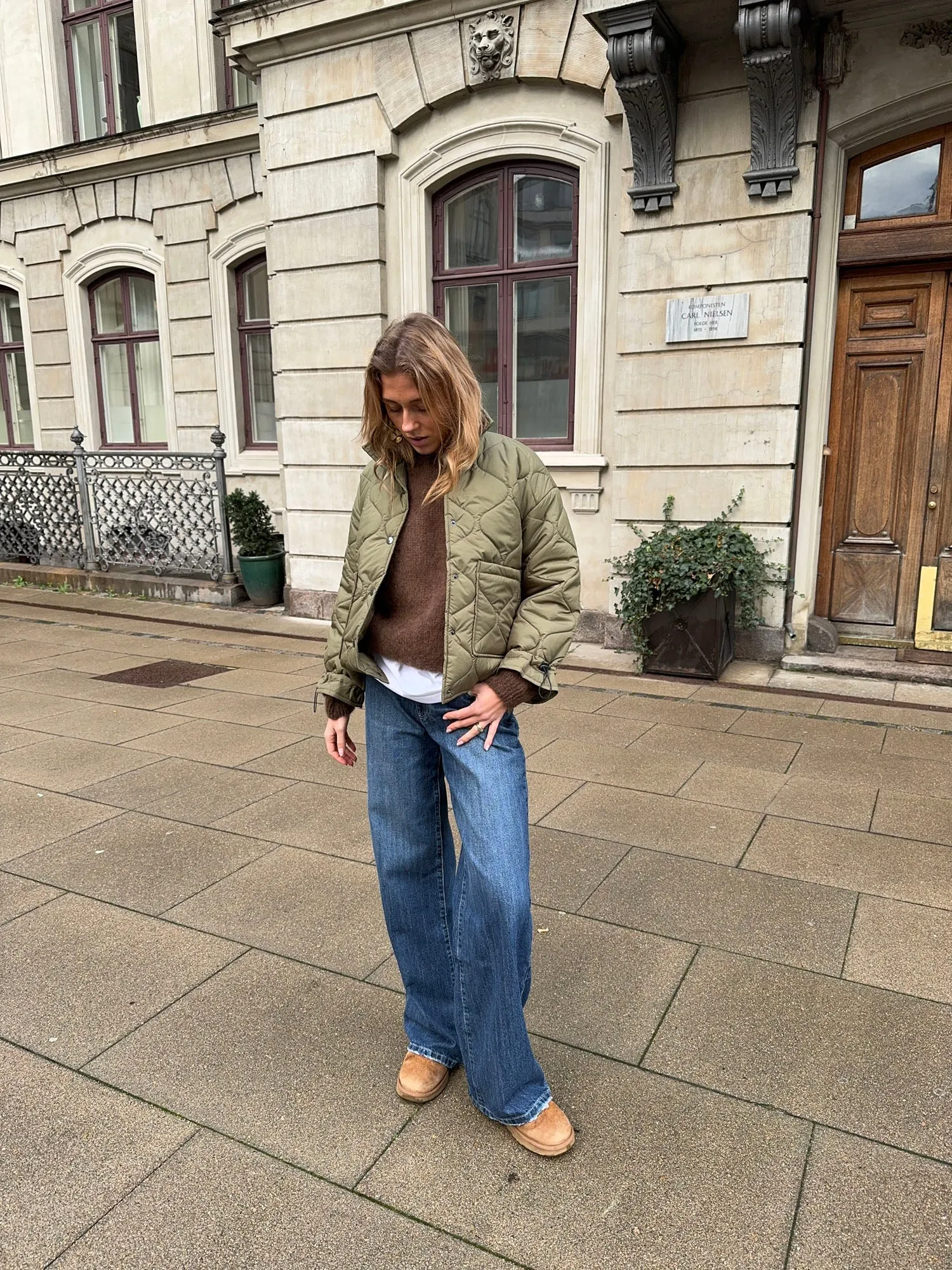 Canisa quilted jacket - Green