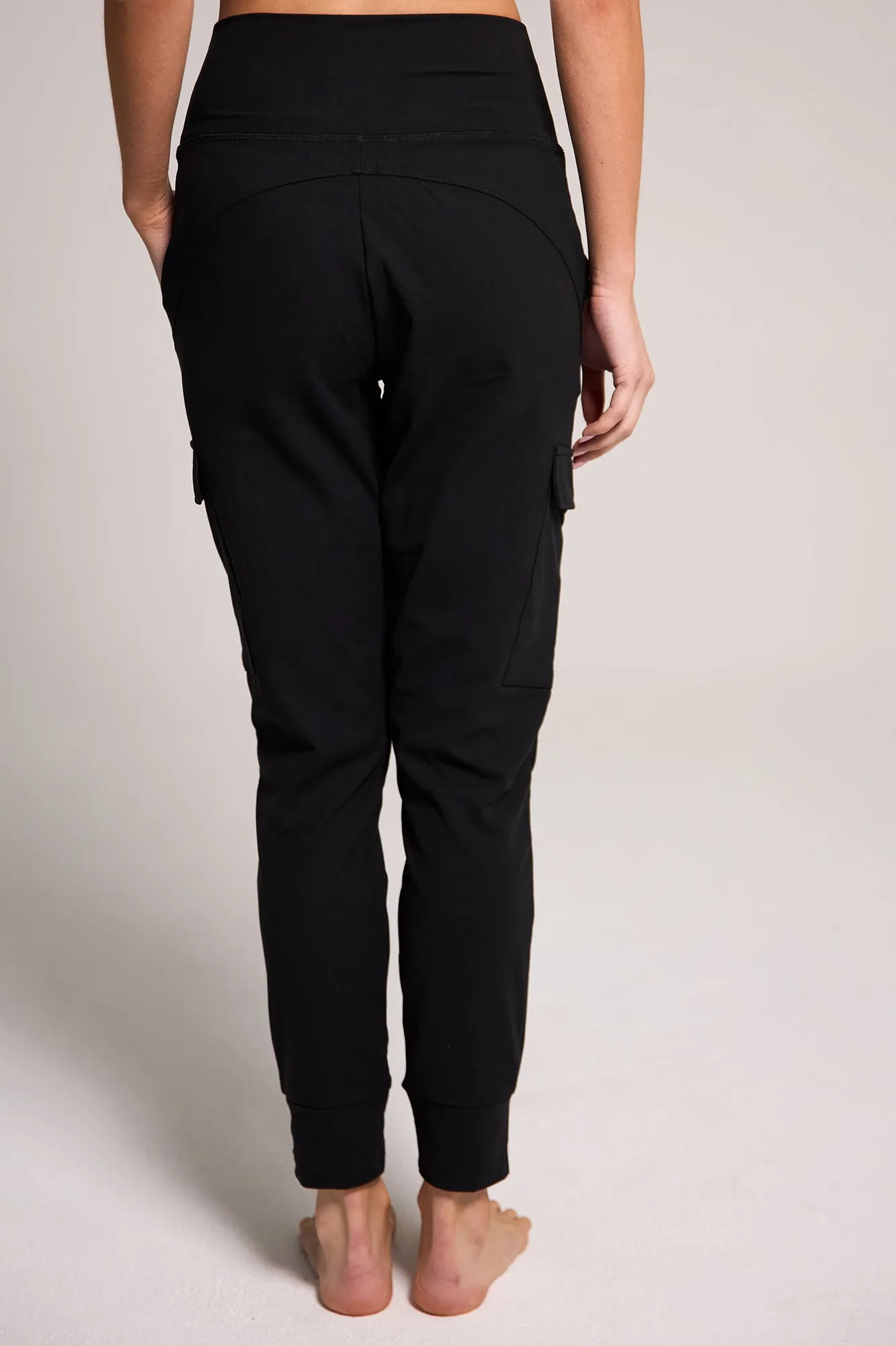 CARGO KNIT JOGGER - BLACK