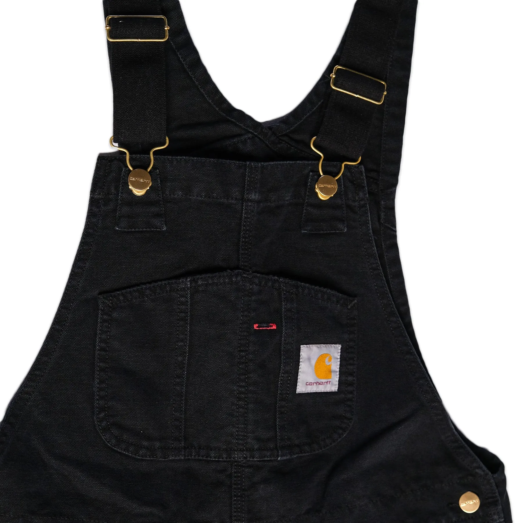 Carhartt Bib Overall Black Aged Canvas