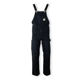 Carhartt Bib Overall Black Aged Canvas