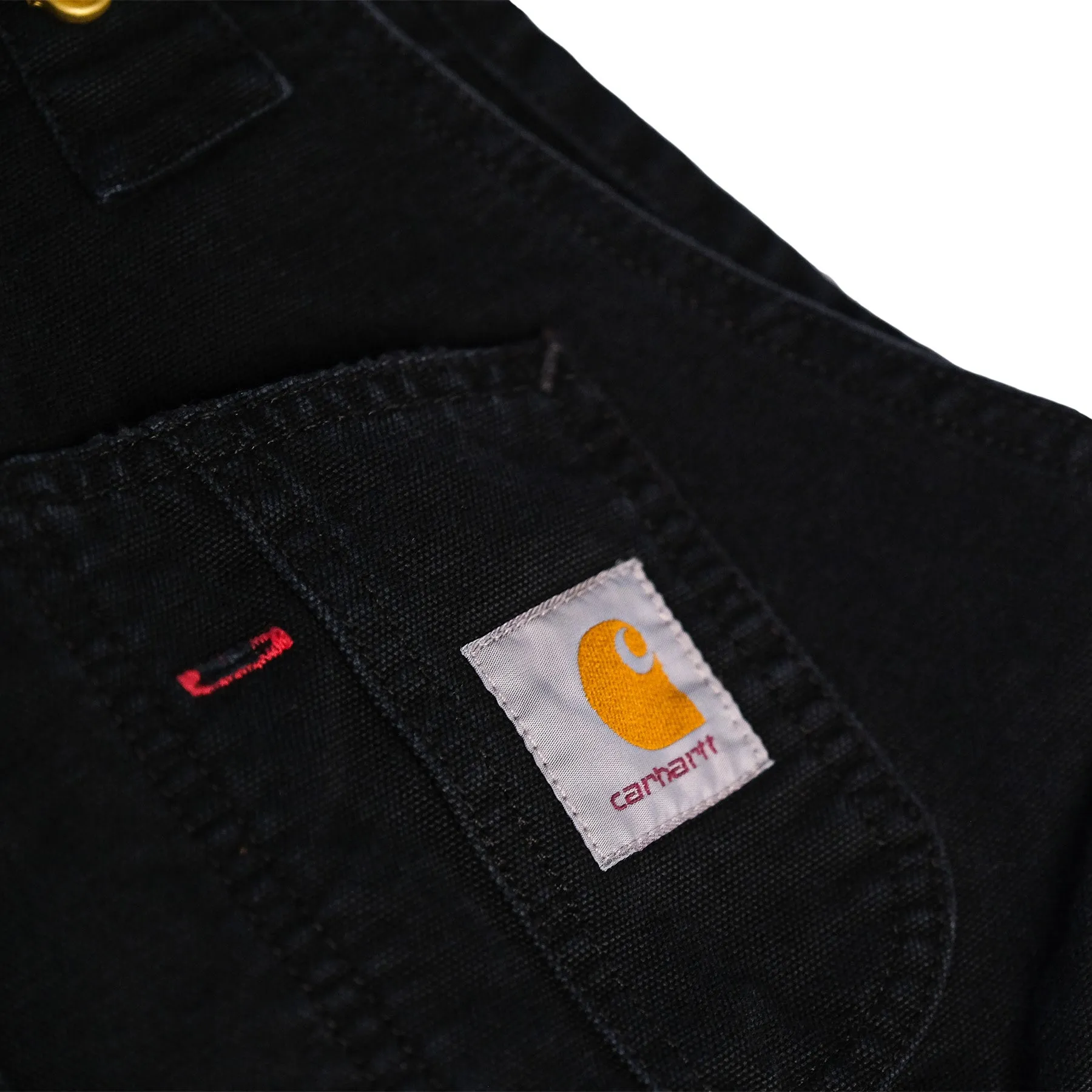 Carhartt Bib Overall Black Aged Canvas