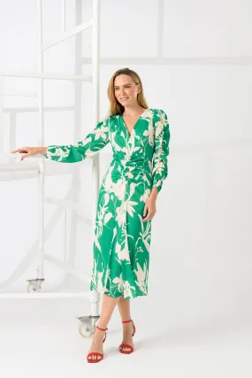 Caroline Kilkenny Alfie Leaf Green Dress