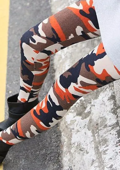Casual Camouflage Female Leggings