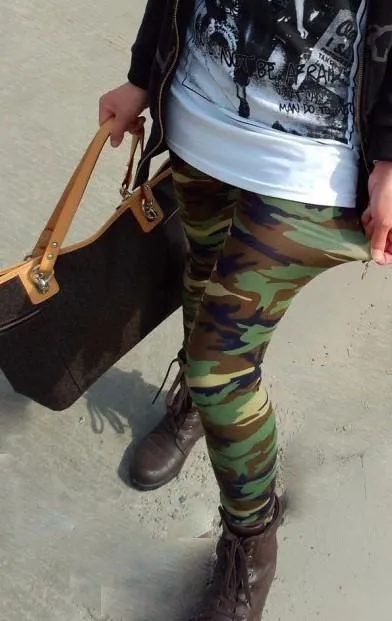 Casual Camouflage Female Leggings