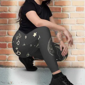 Celestial  Print Women’s Leggings, lioness-love