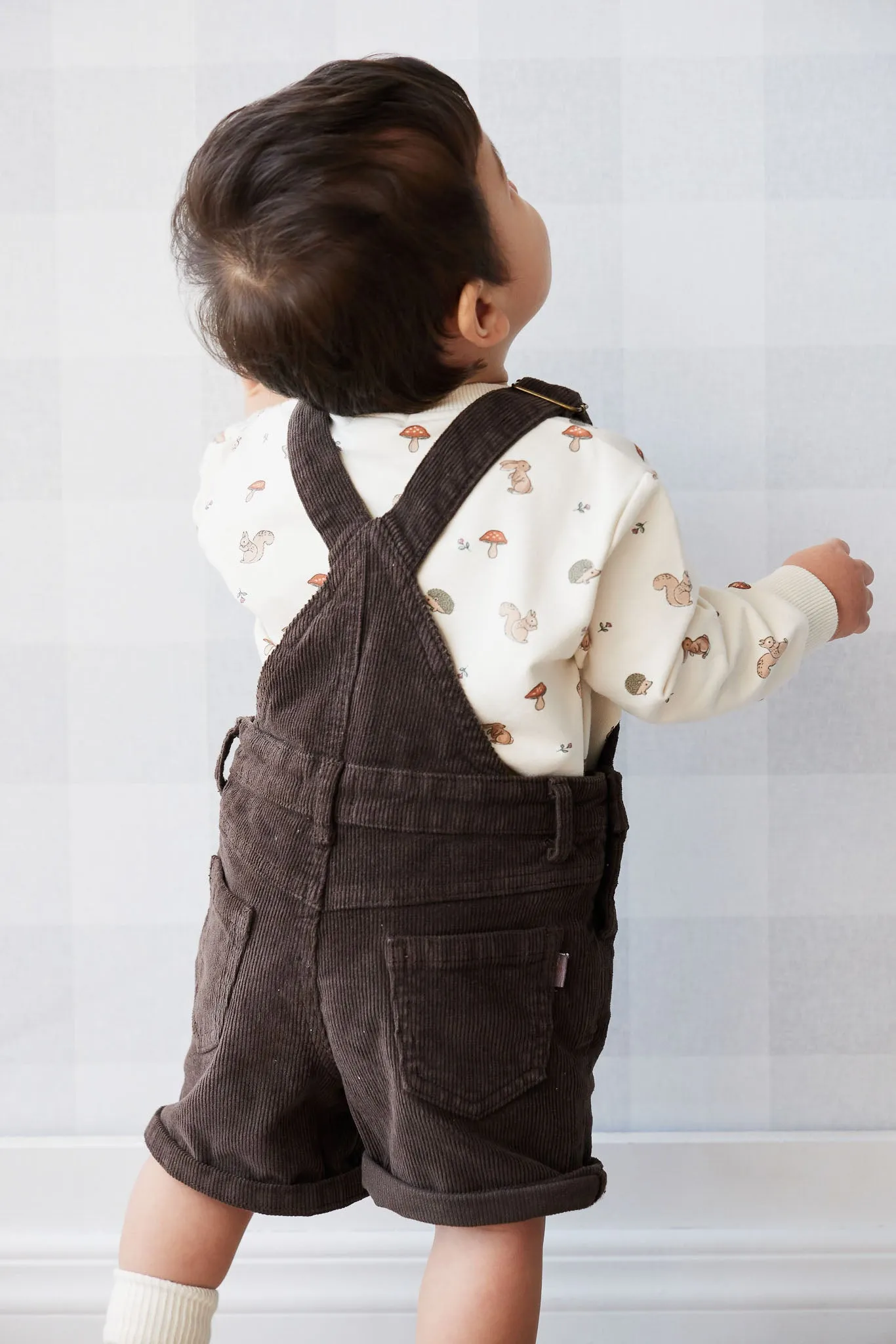 Chase Cord Overall - Wolf