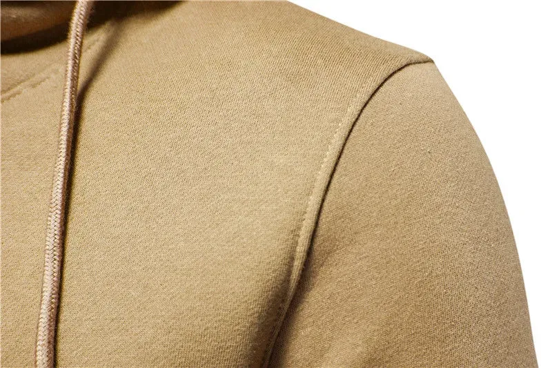 Cotton Sports Hoodies Men Casual Solid Color High Quality Warm Autumn Mens Sweatshirts Fashion Basic Hoodie for Men