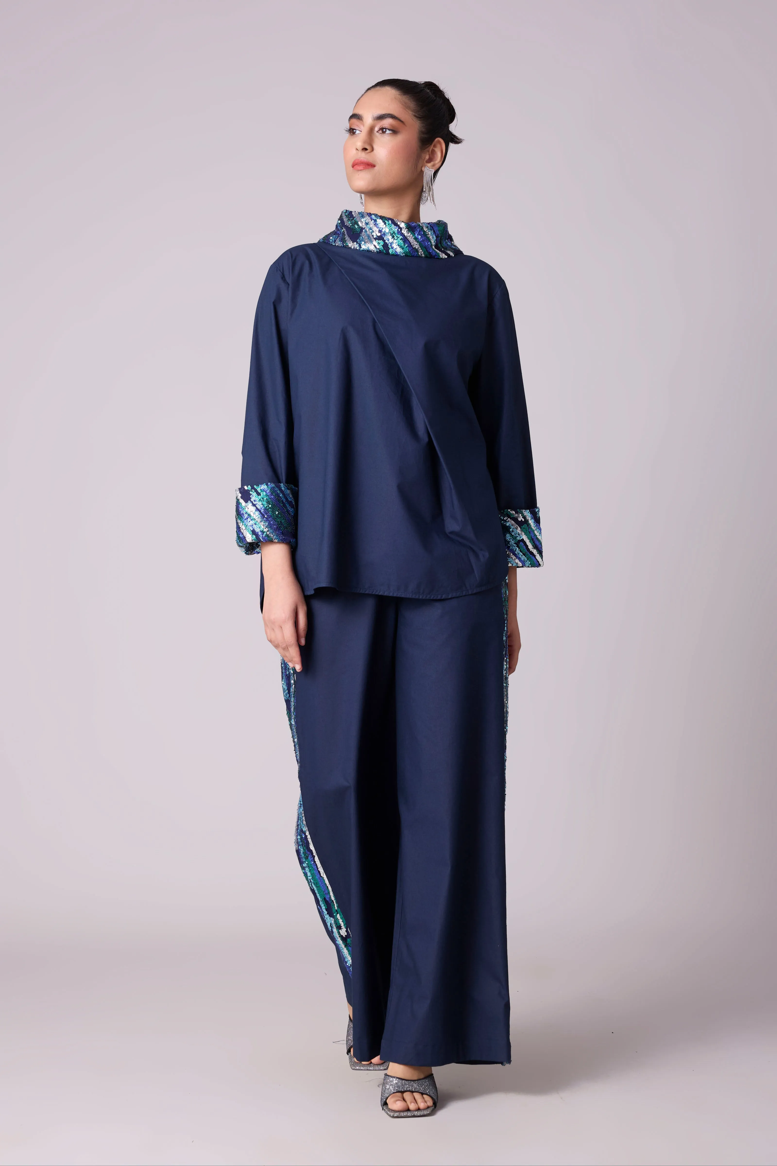 Cyril Set- Navy Blue