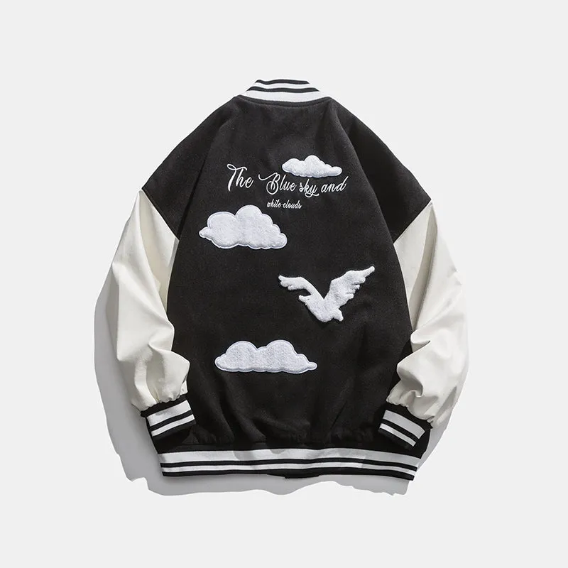 DEVILRAY FUSEEHO ZECCO UNISEX BASEBALL JACKET