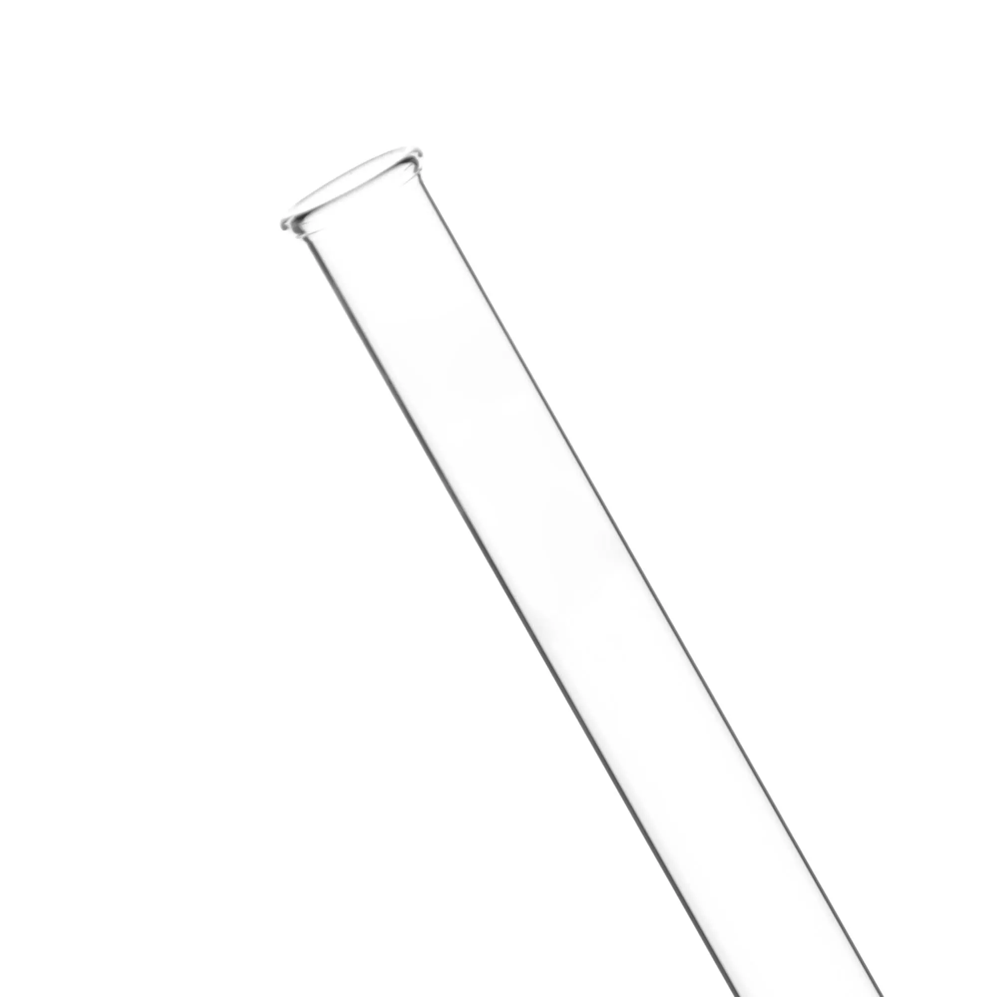 Eisco Labs 8mL Heavy Wall Test Tubes with Beaded Rim - Pack of 100 - Borosilicate Glass, Durable Lab Glassware for Scientific Research and Experiments