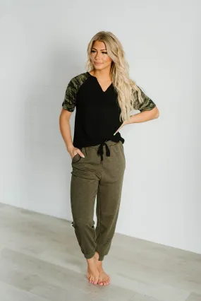 Feeling Your Best Contrast Jogger