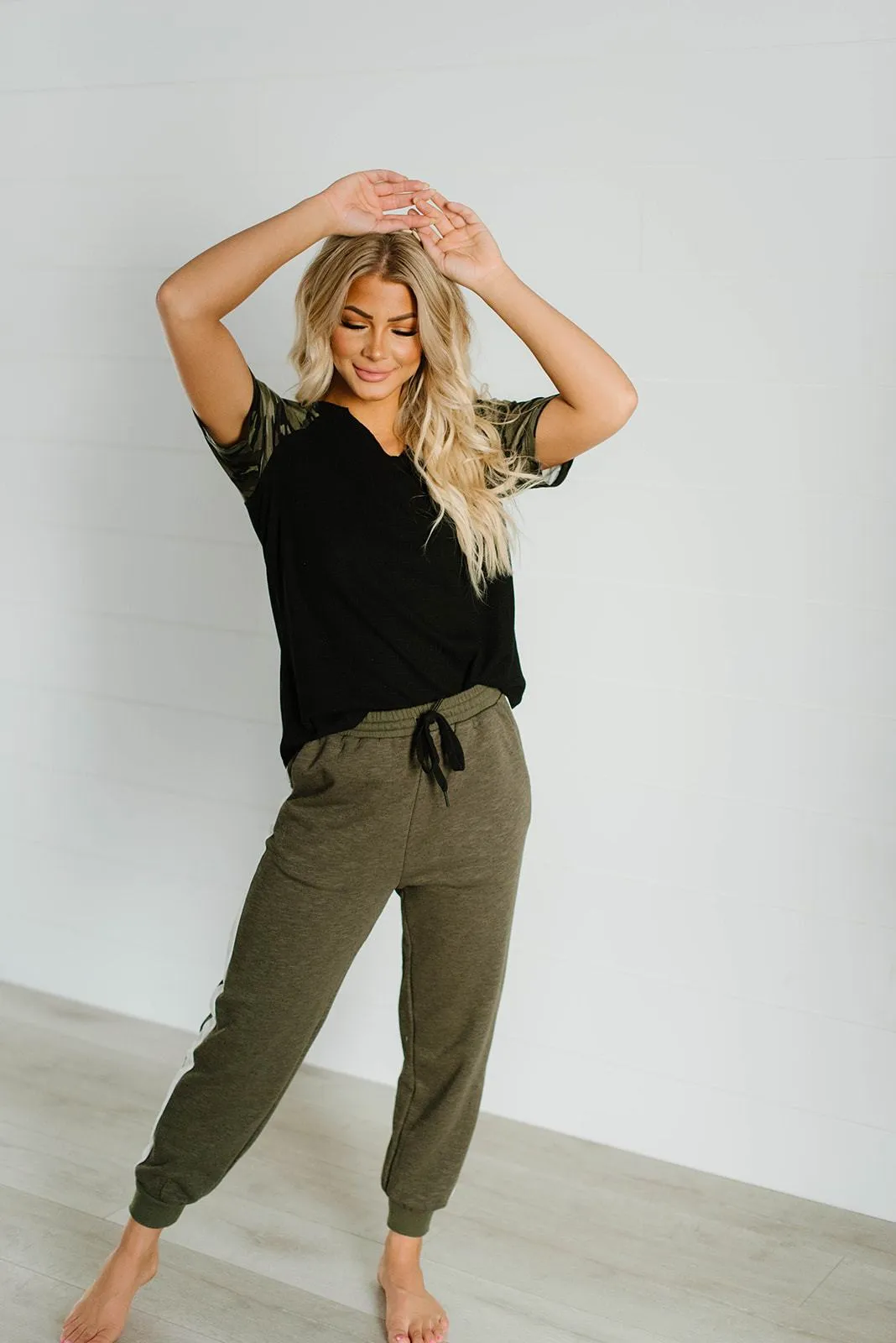 Feeling Your Best Contrast Jogger