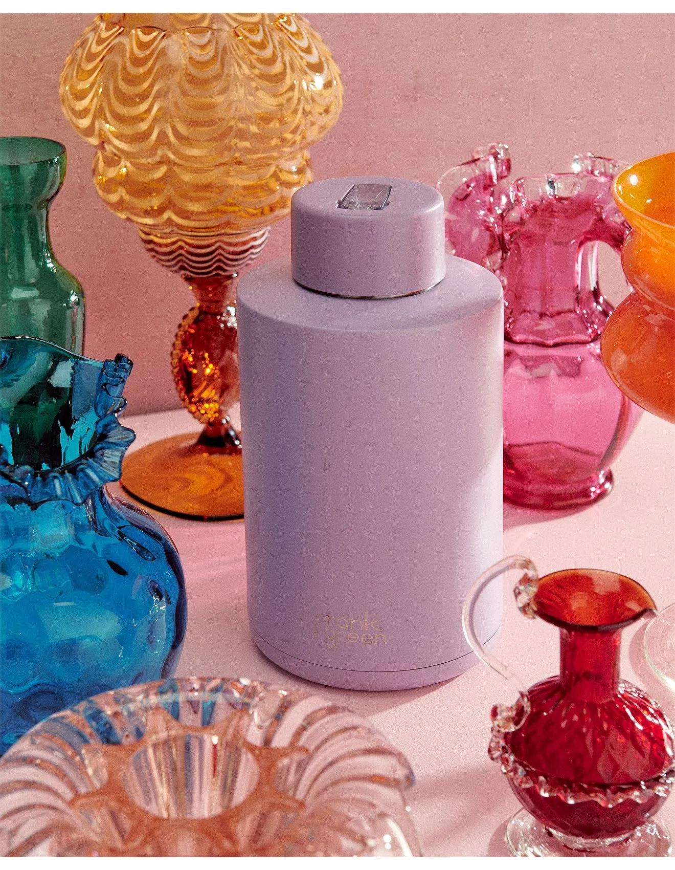 Frank Green Lilac Haze Ceramic Reusable Bottle 68oz/2000ml