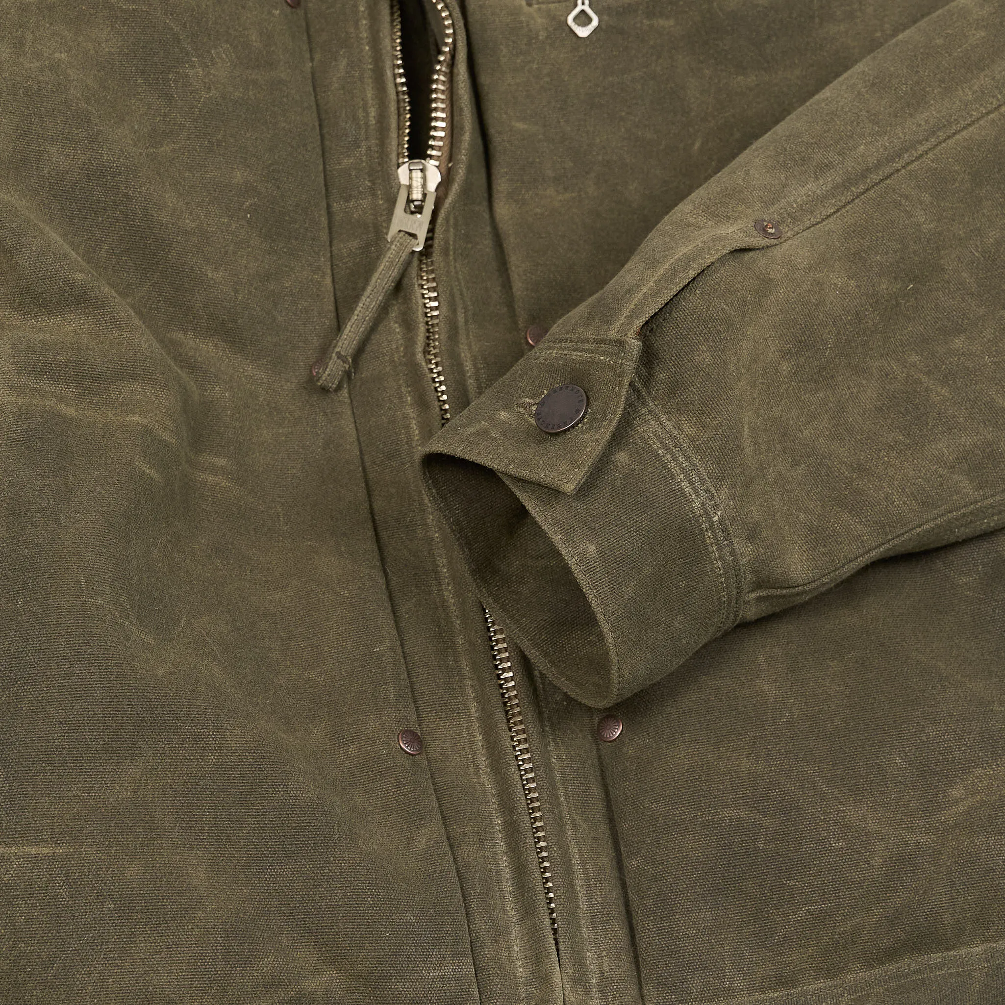 Freenote Waxed Canvas Shearling Western Jacket