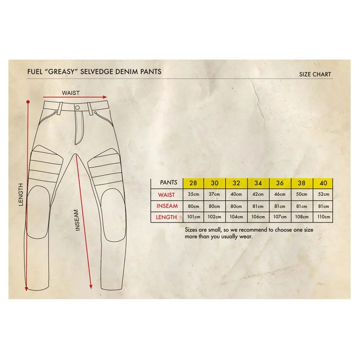 FUEL GREASY SELVEDGE MOTORCYCLE RIDING JEANS