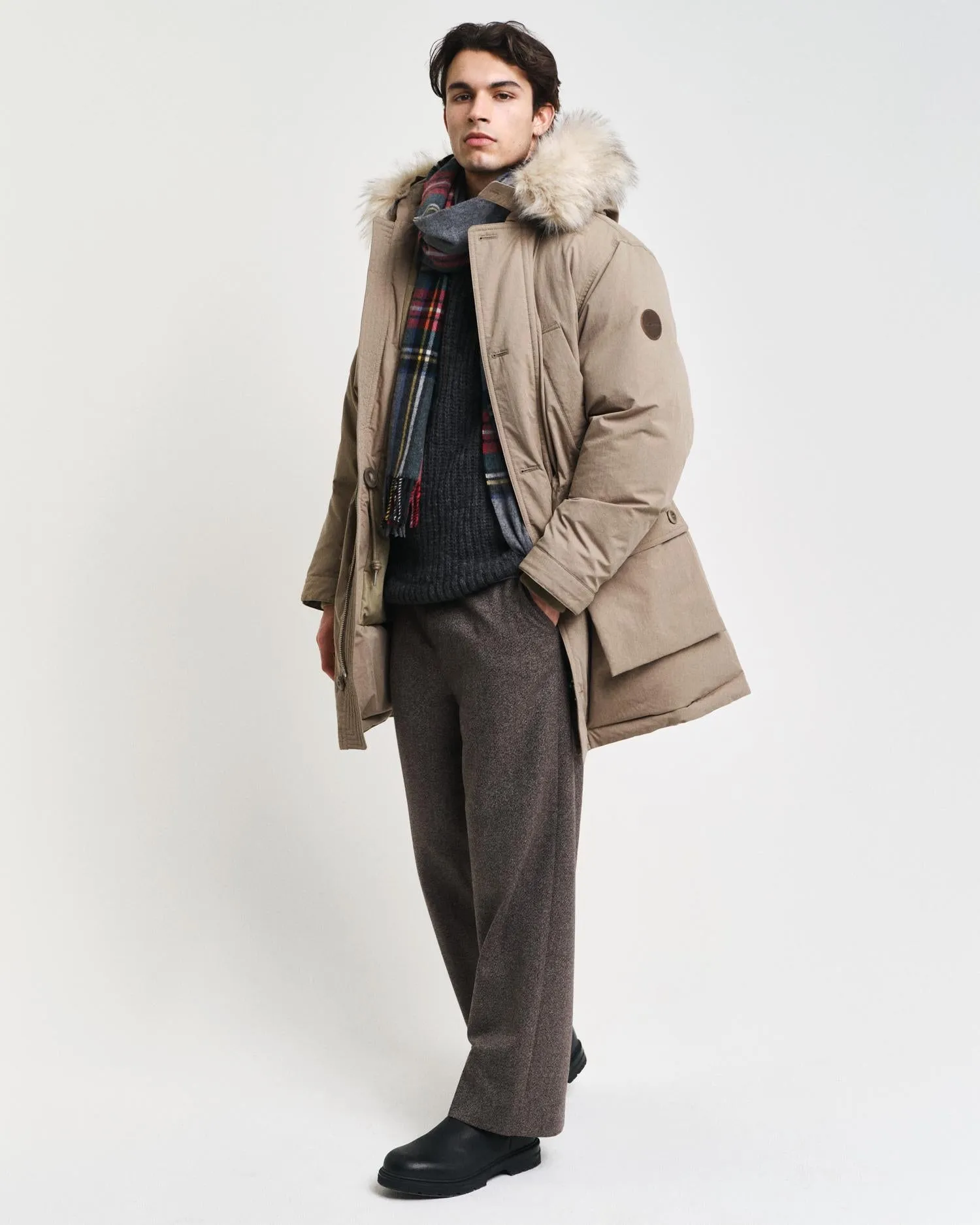 Gant Apparel Mens EXPEDITION DOWN PARKA 203/DRIED CLAY