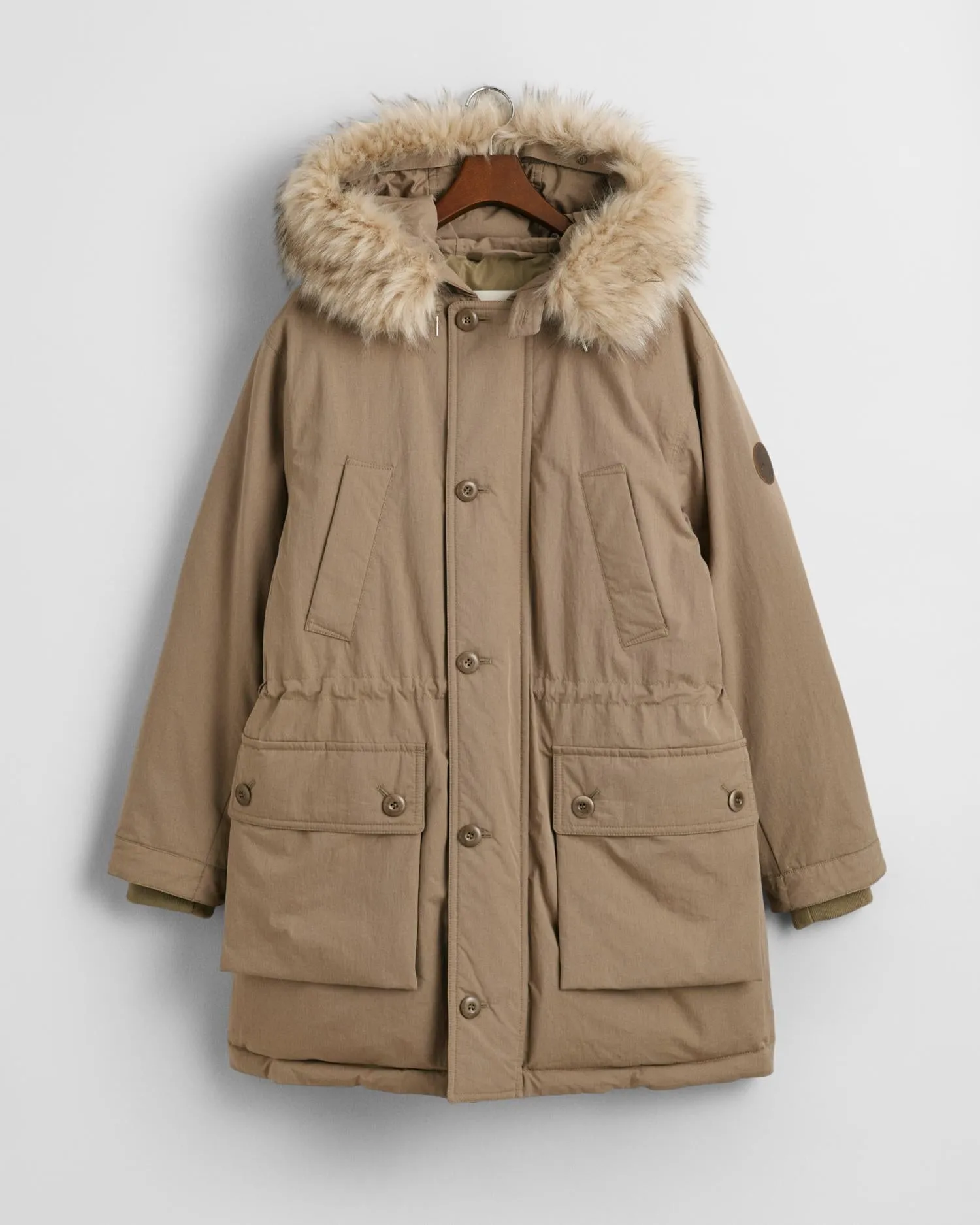 Gant Apparel Mens EXPEDITION DOWN PARKA 203/DRIED CLAY