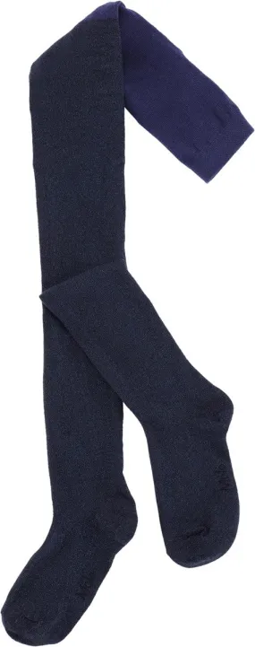 Glitter Tights | Navy Sky