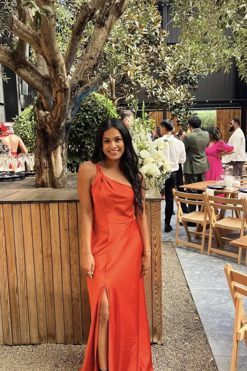 Hepburn Maxi in Burnt Orange