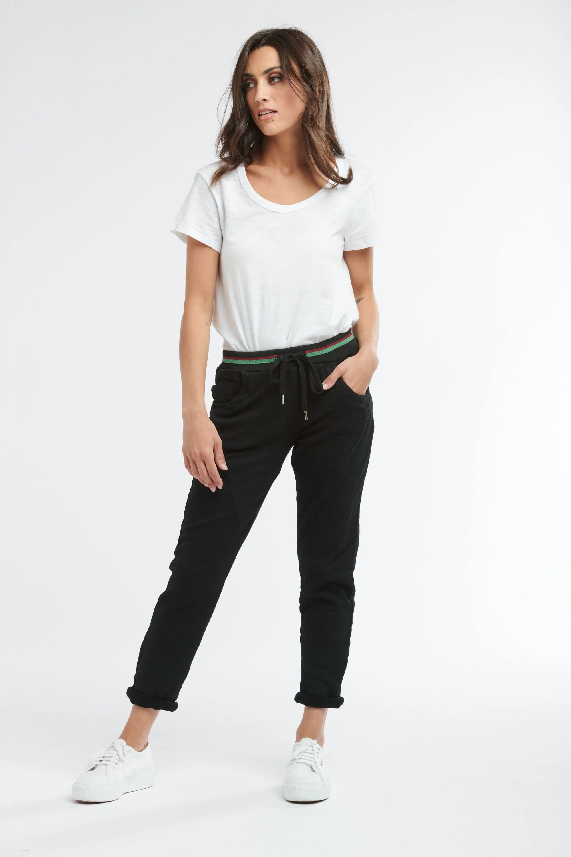 ITALIAN STAR Ralph Jogger Jeans - Black