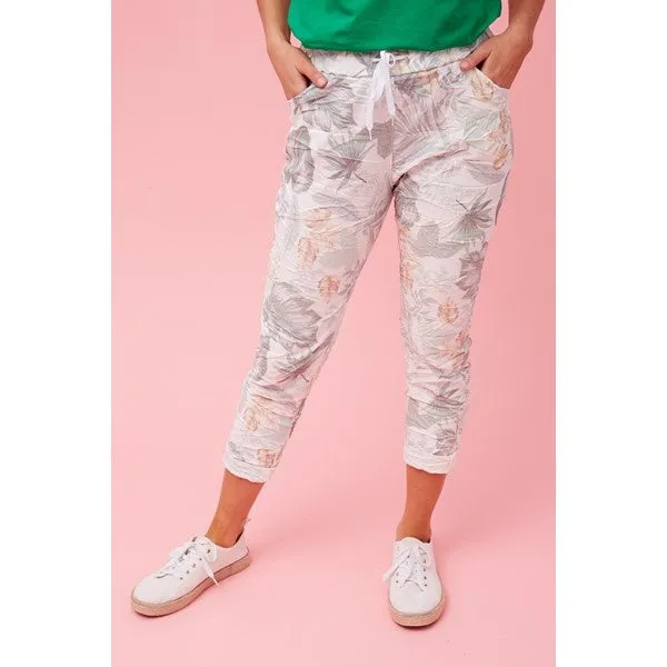 JANJA TROPICAL JOGGER PANTS