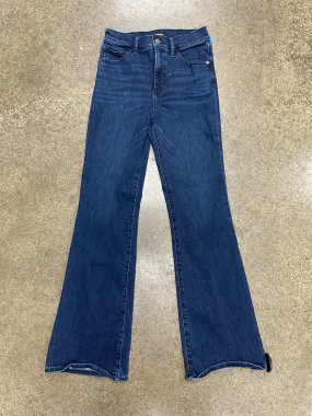 Jeans Flared By Express In Blue Denim, Size:6