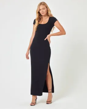 L SPACE VALENCIA DRESS - BLACK