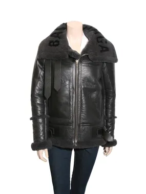 Le Bombardier Oversized Shearling Jacket