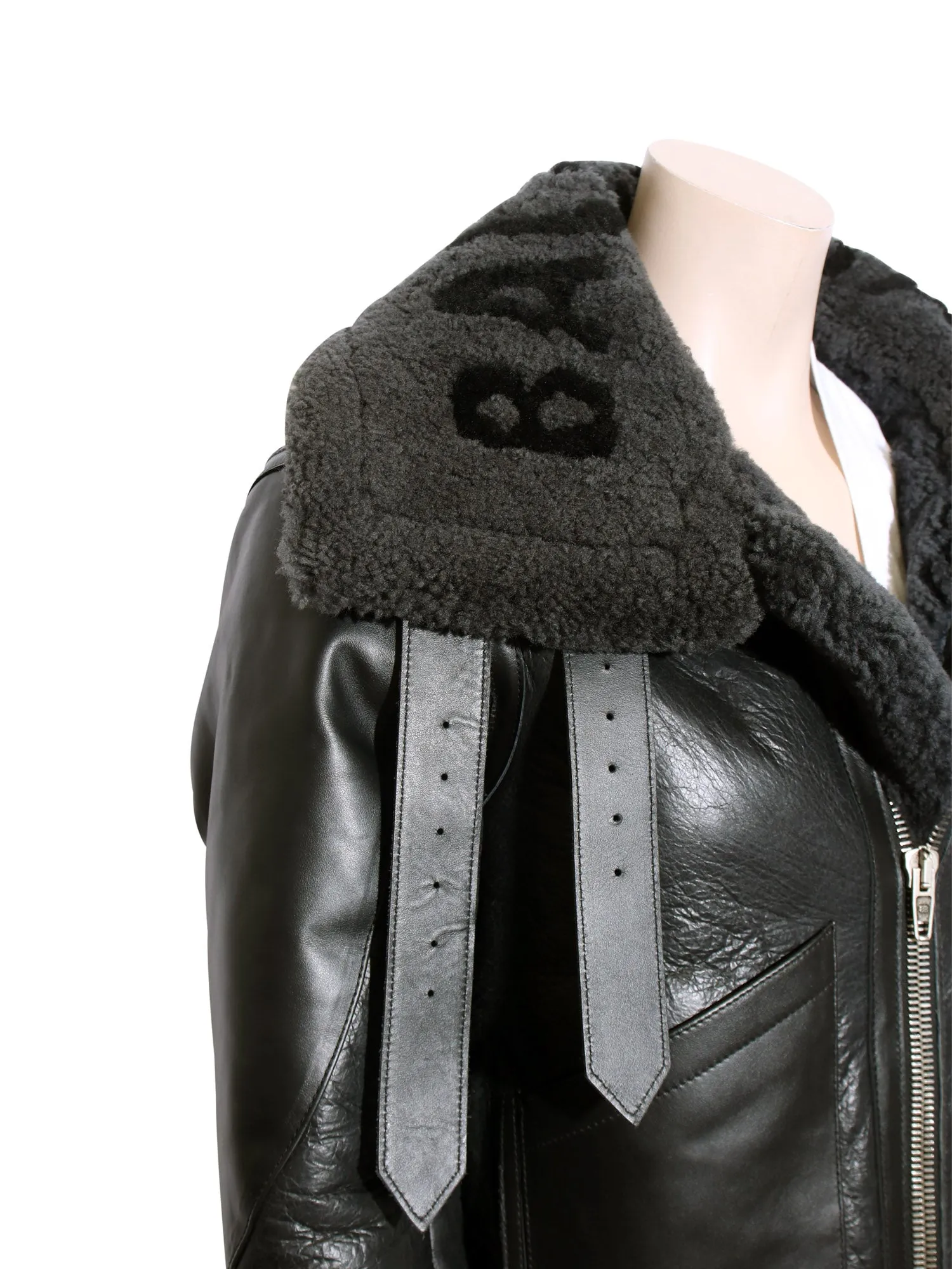 Le Bombardier Oversized Shearling Jacket