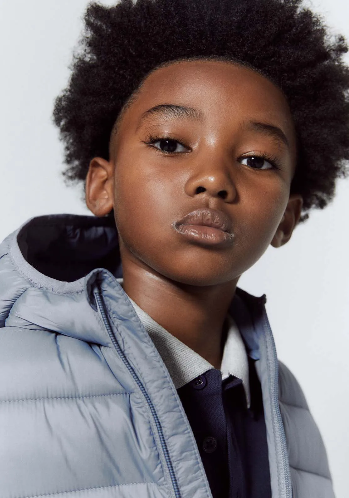 Light Puffer Jacket - Blue