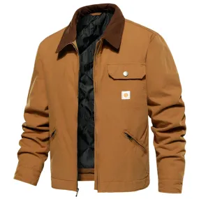 Lined Cargo Work Jacket | ELIJAH