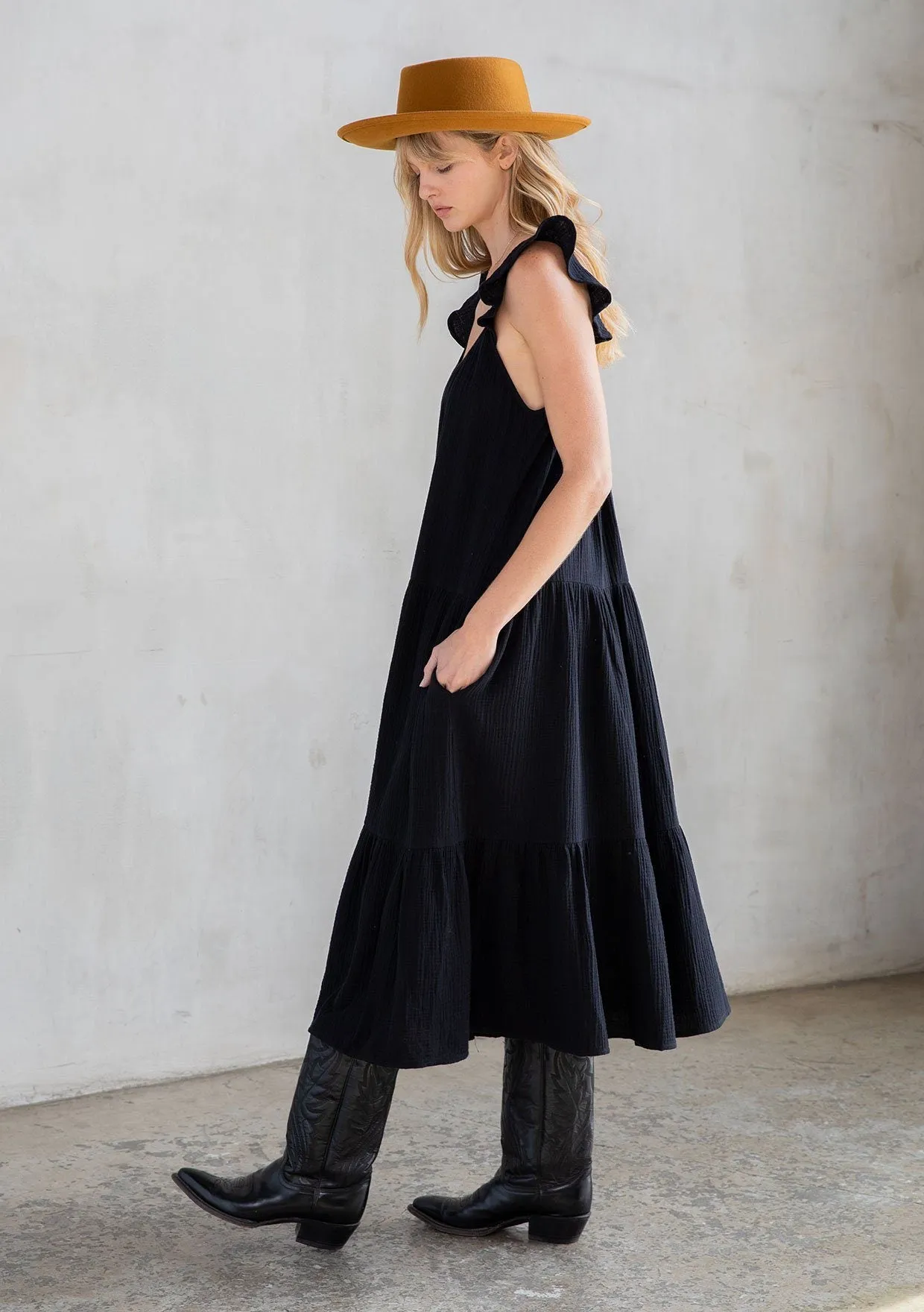 Love Always Ruffled Maxi Dress