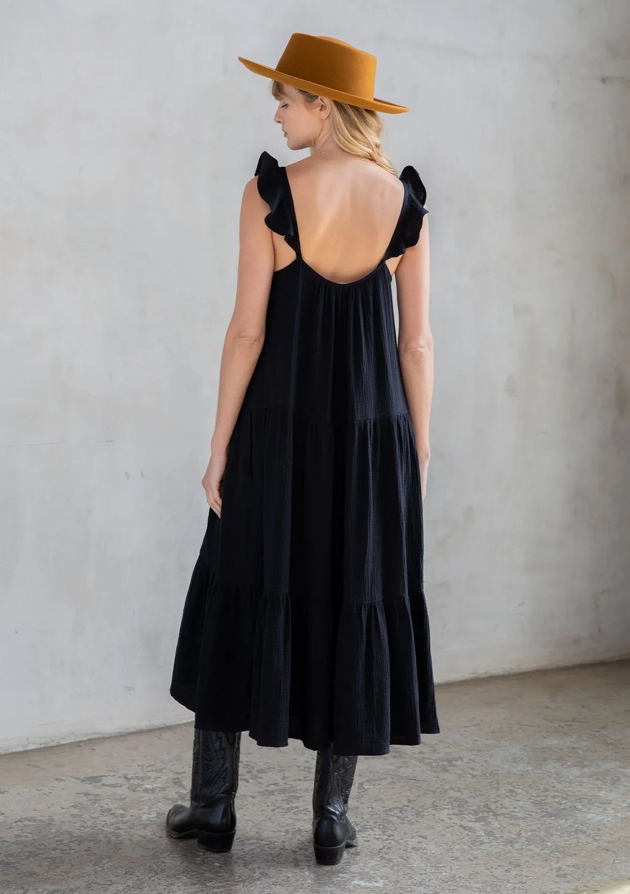 Love Always Ruffled Maxi Dress