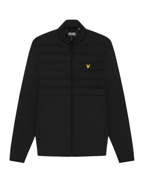 Lyle & Scott Hybrid Baffle Jacket in Jet Black