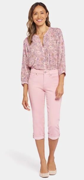 Marilyn Crop Cuff Jeans Pink Cool Embrace® Denim | Aphrodite