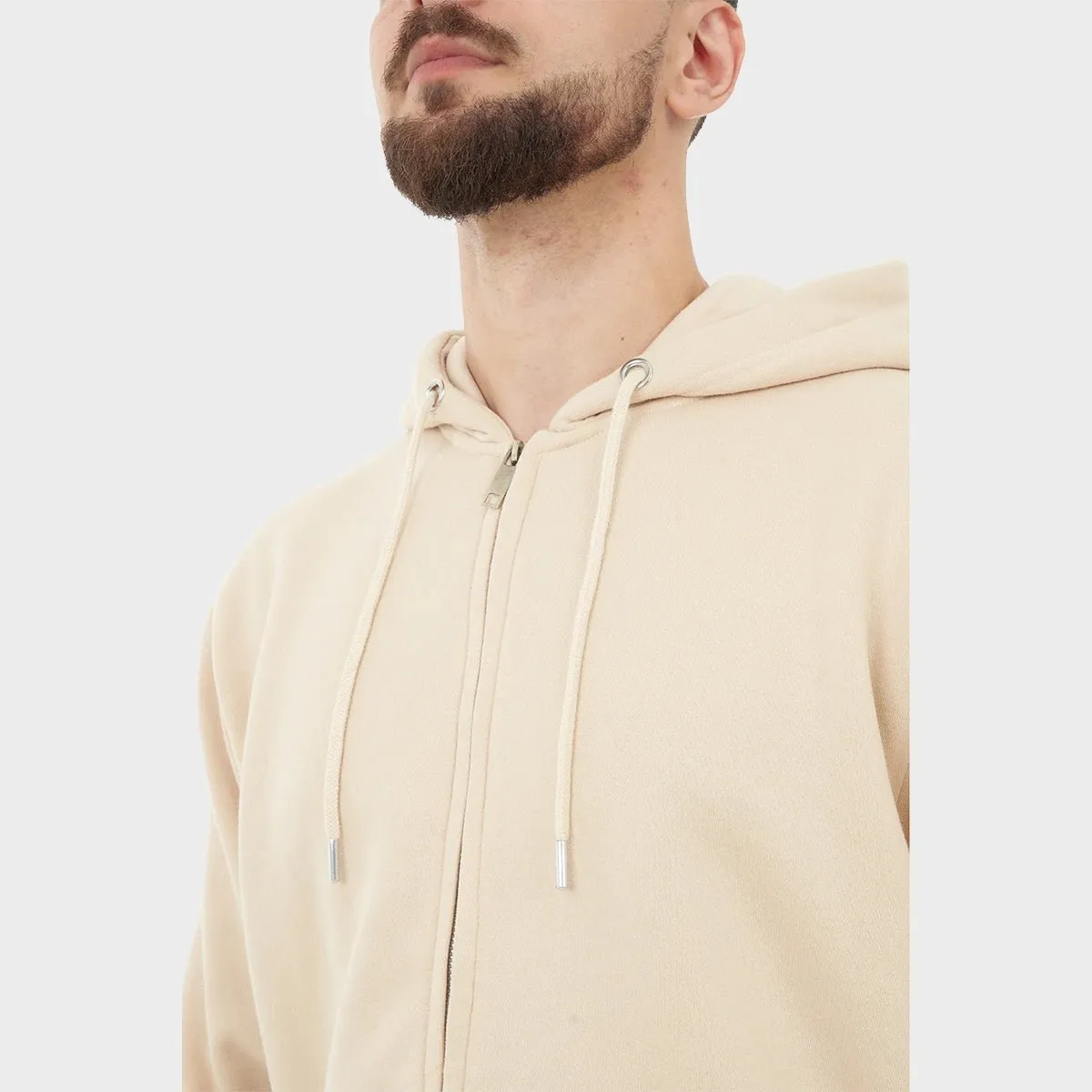 Mens Stone Zip Hoodie