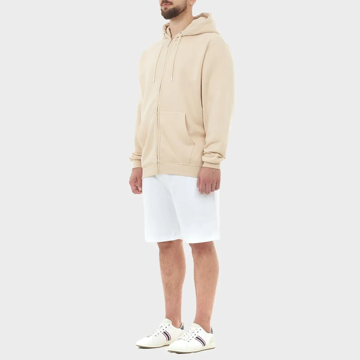 Mens Stone Zip Hoodie